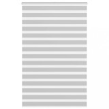 vidaXL Jaluzea tip zebra gri deschis lățime țesătură 140,9cm poliester