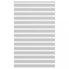 vidaXL Jaluzea tip zebra gri deschis lățime țesătură 140,9cm poliester