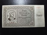 CROATIA 5000 KUNA 1943 SUPERBĂ
