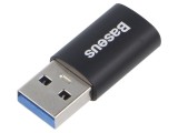 Adaptor USB 3.1 USB A la USB C, mufă neagră