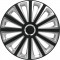 Set capace roti auto Cridem Trend RC 4buc - Negru/Argintiu - 14&#039;&#039; Garage AutoRide