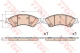Set placute frana,frana disc FORD RANGER (TKE) (2011 - 2016) TRW GDB2005