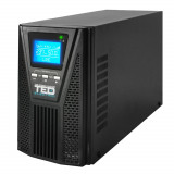 UPS 2000VA 1800W Online cu Dubla Conversie Monofazat, Management si Ecran LCD, Include 4x Acumulator 12V 9Ah, TED Electric, Oem