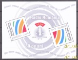 ROMANIA 2008 LP 1820 a 80 ani Radio Romania colita bloc de 2, MNH