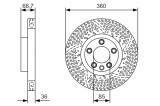 BOSCH 0 986 479 B13 Disc frana