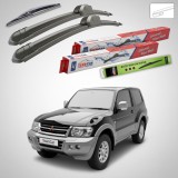 Cumpara ieftin Ștergătoare Mitsubishi Pajero III (V6_W, V7_W) 2000-2007 | Set Față și Spate Flat &ndash; TeamCar&reg;