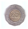 Moneda Croatia 25 kuna 2000, stare foarte buna, curata, Europa