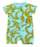 Salopeta turcoaz pentru bebelusi - Banane verzi (Marime Disponibila: 18-24 luni)