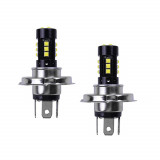 Set 2 Becuri auto LED H4, 160W/set, 6000K, 12/24V