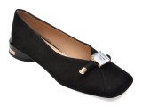 Pantofi EPICA negri, 1474678, din piele intoarsa