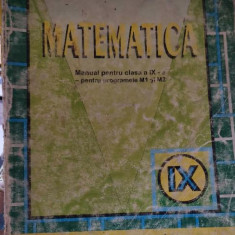 MATEMATICĂ - manual pentru clasa a IX-a, C. Năstăsescu, C. Niță
