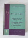 Instrucțiuni privind tehnica de ghișeu a operațiunilor &icirc;n legătură cu economiile bănești ale populației și consemnările, C.E.C., 1967