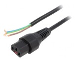 Cablu IEC C13 Mamă 6m cu Blocare Negru 10A