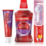 Colgate Max White Purple set pentru dinti