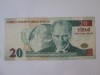 Turcia 20 Lirasi/Lire 2005