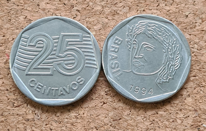 Brazilia 25 centavos 1994