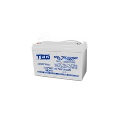 Acumulator AGM VRLA 12V 102A GEL Deep Cycle 328mm x 172mm x h 214mm F12 M8 TED Battery Expert Holland TED003492 (1)