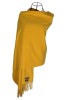 Fular dama uni 24U, 180x70cm, galben, Marime universala