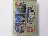 XG Magnet frigider - tematica turistica - Lituania -Vilnius - harta