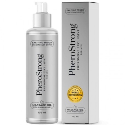 PHEROSTRONG - MASSAGE OIL EXCLUSIVE FOR MEN 100 ML foto