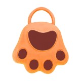 Perie pentru masajul scalpului, perie pentru sampon, labu&Egrave;&Auml; de pisic&Auml;, dimensiune 7x8 cm, curatarea si mentinerea curata a parului, portocaliu, Flippy