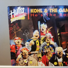 Kohl & The Gang – He’s the Boss (1990/Polydor/RFG) - Maxi Single - Vinil/NM+