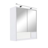 Cumpara ieftin Dulap cu oglindă Luna 60, alb, superior