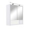 Dulap cu oglindă Luna 60, alb, superior