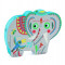 Djeco Puzzle Elefantul asiatic - Jucarie Educativa pentru Copii