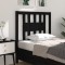 vidaXL Tăblie de pat, negru, 81x4x100 cm, lemn masiv de pin 818649