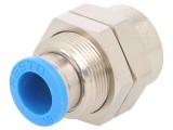 Racord Push-In Filetat Alamă Nichelată 0,95-6 Bar