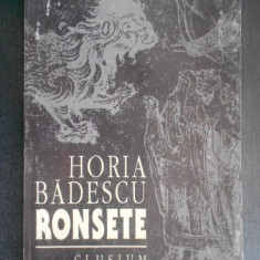 Horia Badescu - Ronsete (1995, cu autograful si dedicatia autorului)