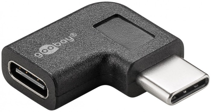 Adaptor USB 3.1 TYPE C - TYPE C 90 Grade 5Gbps potrivit pentru MacBook Goobay 45402