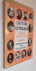 Lecturi literare pentru clasa a VII-a - Antologie de ghiozdan, Ed Portile Orientului, Iasi, 2000