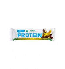 Baton proteic cu banane si ciocolata, 50g Max Sport foto