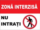 Placuta zona interzisa nu intrati