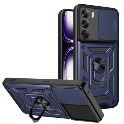 Husa Oppo Reno12 protectie camera Techsuit CamShield Series, albastru foto