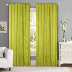 Draperie tip tesatura in cu rejansa transparenta cu ate pentru galerie, Madison, 150x235 cm, densitate 700 g/ml, Hardin, 1 buc