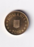 Romania 1 Ban 2010 - Din set de monetarie, Alinierea medalie &uarr;&uarr;, 16.75 mm KM-189 UNC !!!