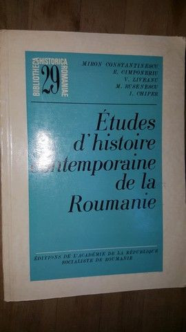 Etude d&#039;histoire contemporaine de la Roumanie- M.Constantinescu