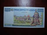 Bancnota Djibouti 2000 Franci UNC Africa