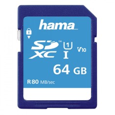 Card de memorie Hama SDXC, 64GB, Clasa 10, UHS-I 80MB/s