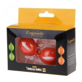 Bile vaginale Exquisite Love Balls, Kegel Exercise, Rosii#