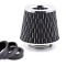 Filtru aer sport model carbon 76mm cu 3 adaptoare