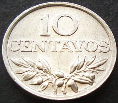 Moneda 10 CENTAVOS - PORTUGALIA, anul 1976 *cod 29 B = A.UNC foto