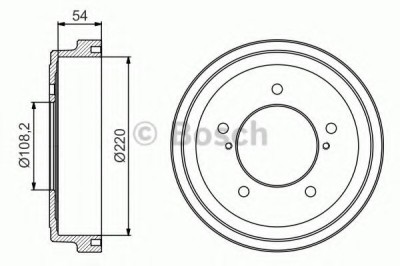 Tambur frana SUZUKI GRAND VITARA I Cabriolet (GT) (1998 - 2005) BOSCH 0 986 477 213 foto