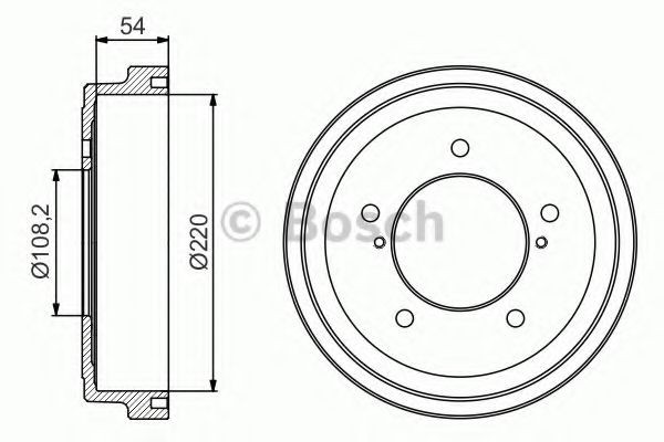Tambur frana SUZUKI GRAND VITARA I Cabriolet (GT) (1998 - 2005) BOSCH 0 986 477 213