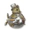 Bufnita in balon-statueta steampunk din rasini SP-66