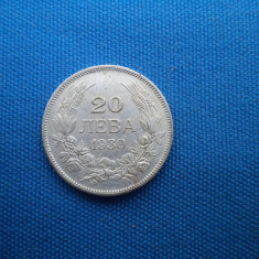 20 LEVA 1930 Ag / BULGARIA