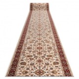 Traversa L&acirc;nă NAIN Ornament, flori 6999 51063 bej / vin roșu, 80 cm